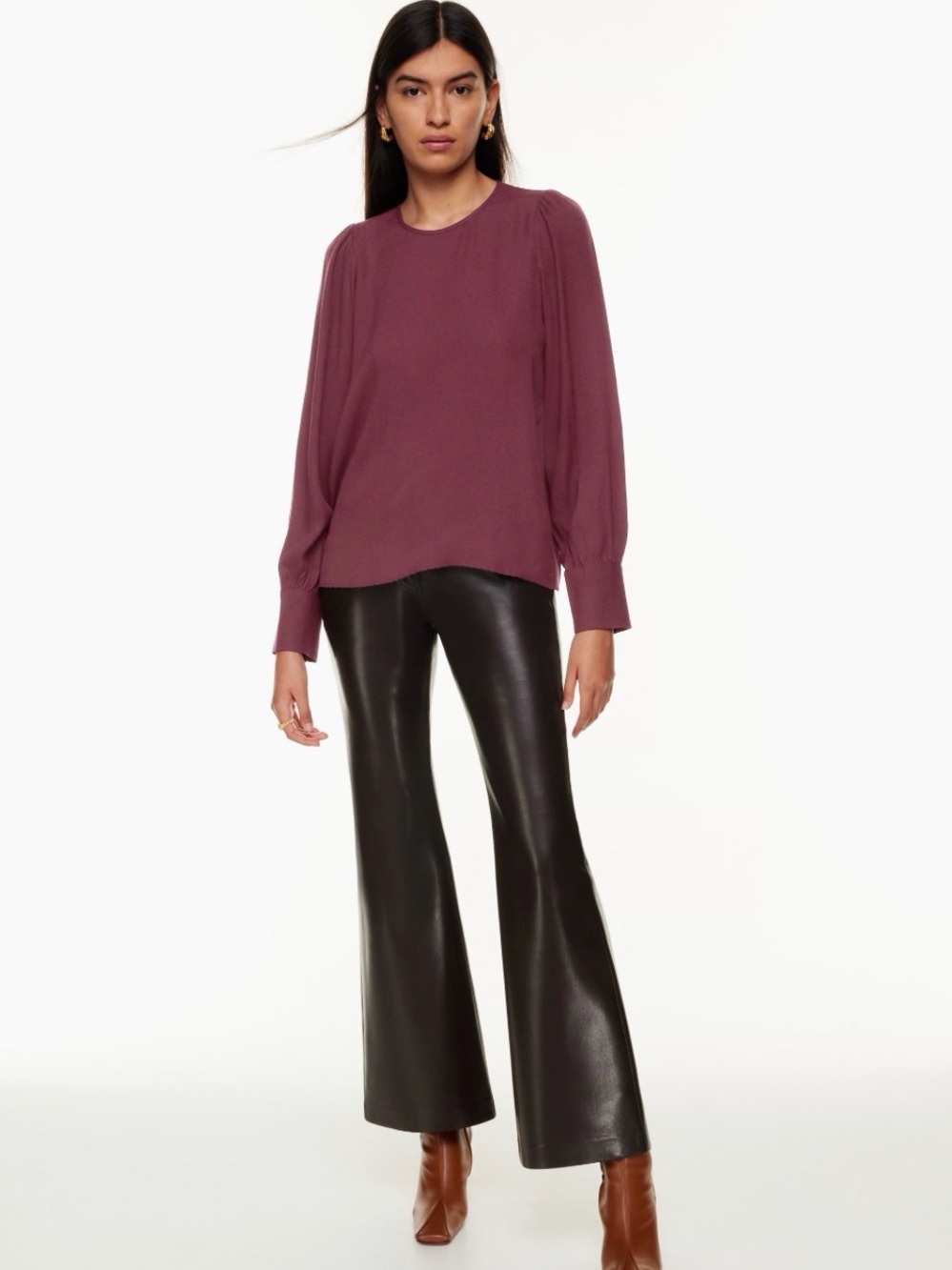 Wilfred Clarissa Blouse Spiced Burgundy Small